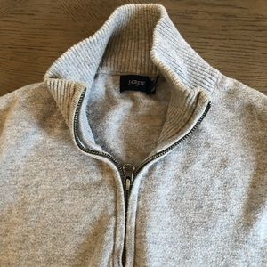 J Crew men’s half zip sweater